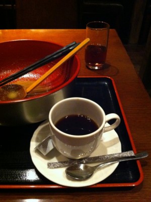 楠　カンフォーラ　食後コーヒー