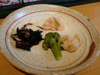 四季彩調風ランチ2015年9月15日「おばんざい3種」