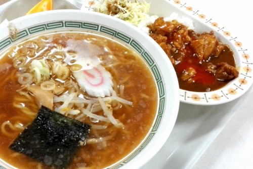 調布市役所食堂Bセット