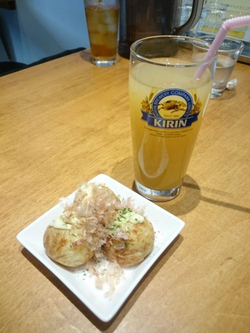 あずまや調布南口店・たこ焼き＋ドリンク