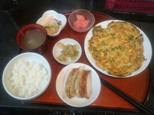 海南記ニラ玉子炒めランチ