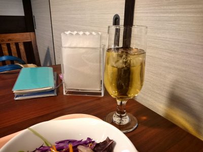 お冷・マテ茶（オーキッドキッチン）