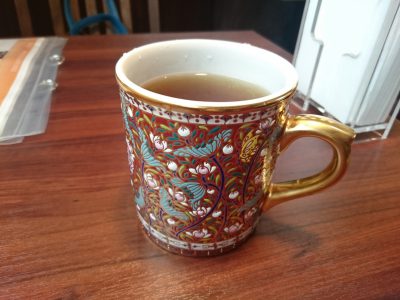 暖かいマテ茶（オーキッドキッチン）