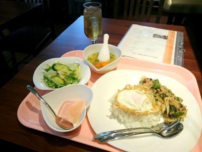 Aセット：ガパオランチセット（オーキッドキッチン）